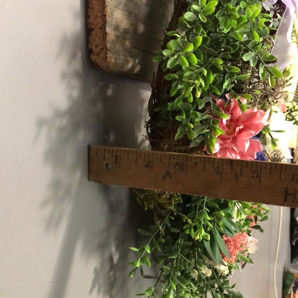 NEW Spring grapevine wreath succulent moss bird mushroom 🍄 cottage core - Picture 8 of 17